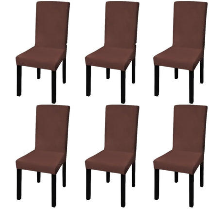 stolebetræk i stretch 6 stk. brun