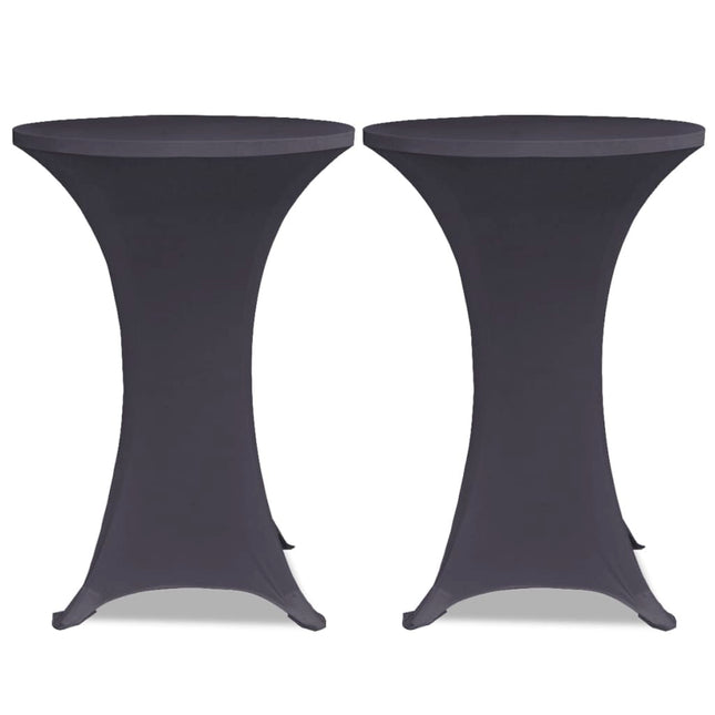 bordovertræk i stretch 2 stk. 60 cm antracit