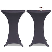 bordovertræk i stretch 2 stk. 60 cm antracit