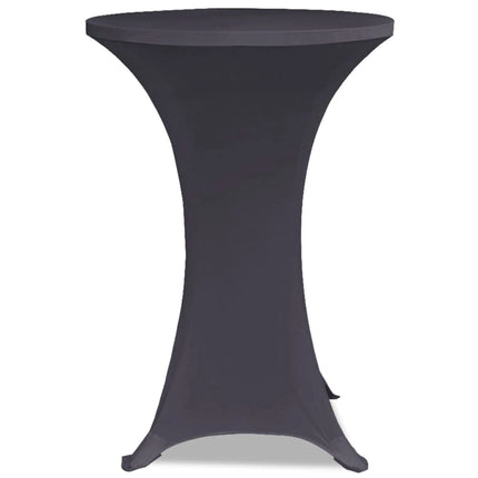 Bordovertræk i stretch 2 stk. 70 cm antracitgrå