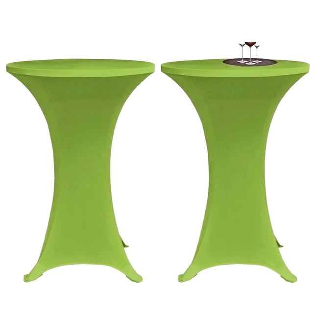 bordovertræk i stretch 2 stk. 80 cm grøn