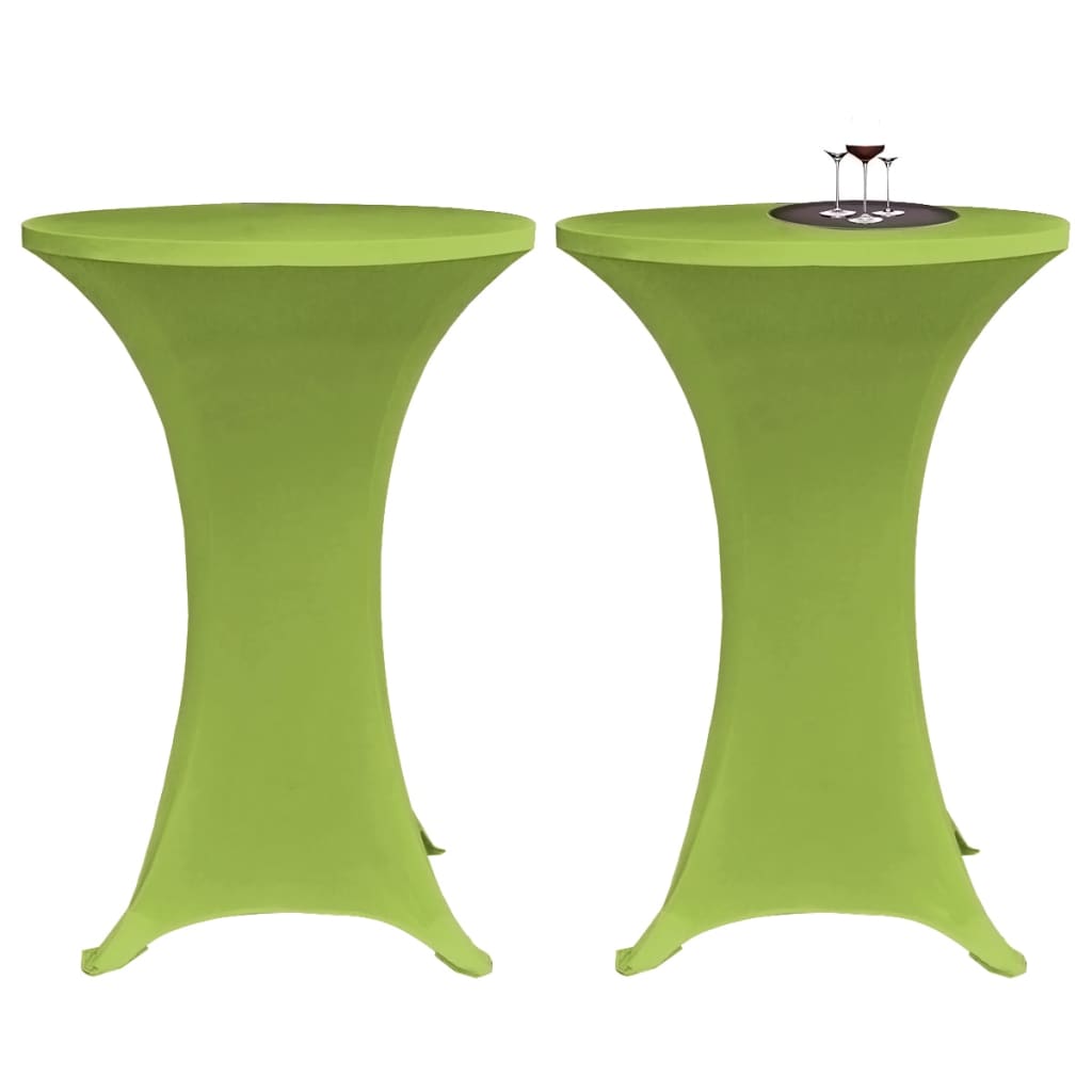 bordovertræk i stretch 2 stk. 80 cm grøn billede