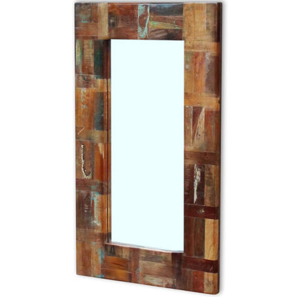 spejl 80x50 cm massivt genbrugstræ