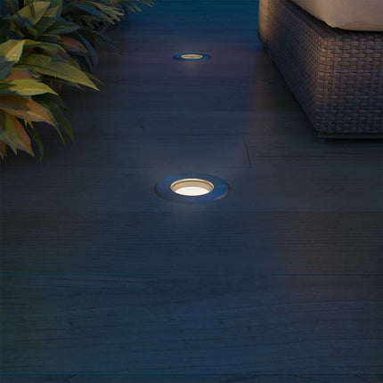 LED-nedgravningsspots 3 stk. rund