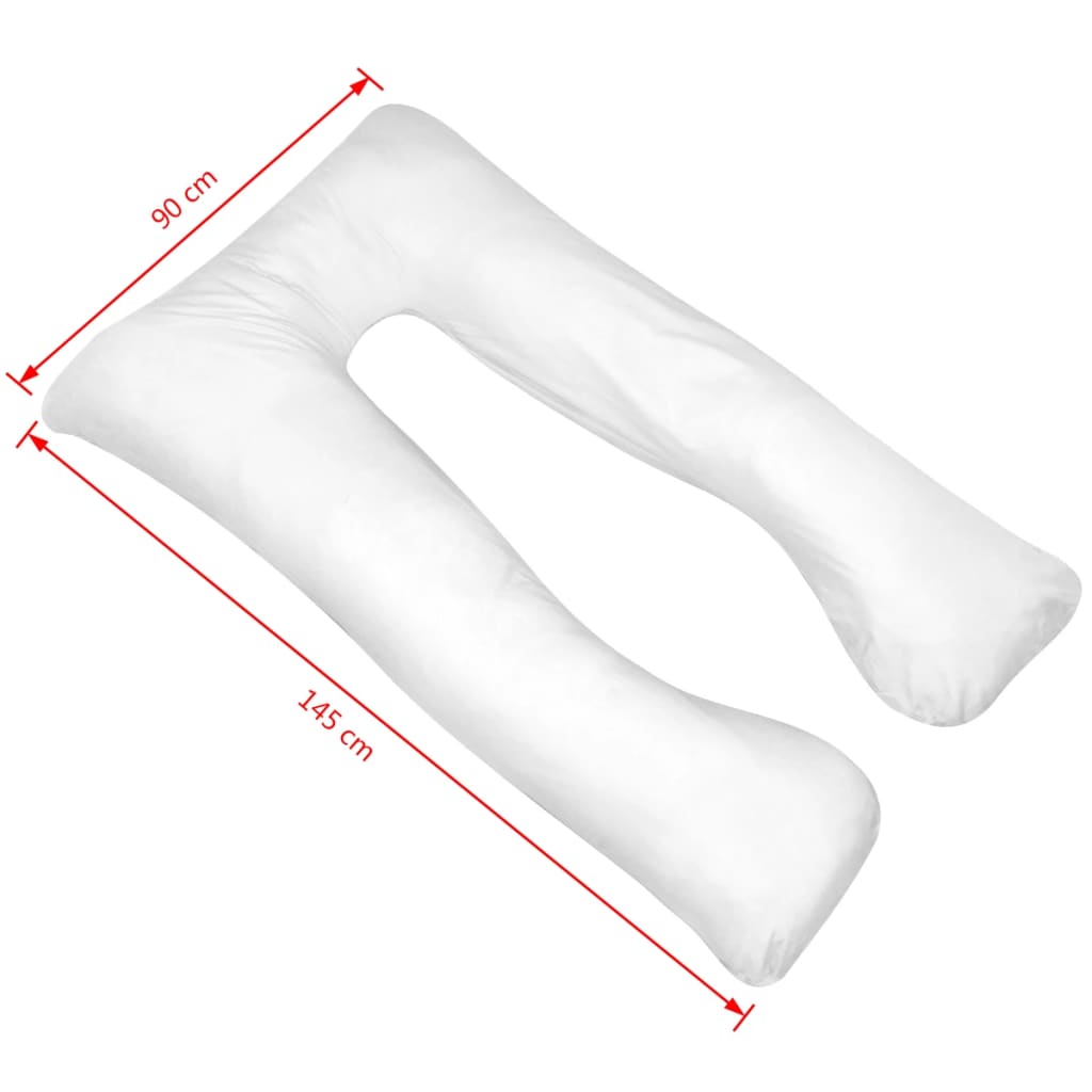 graviditetspude 90 x 145 cm hvid