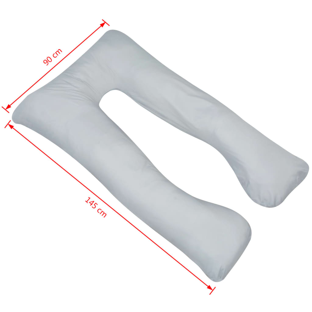 graviditetspude 90 x 145 cm grå