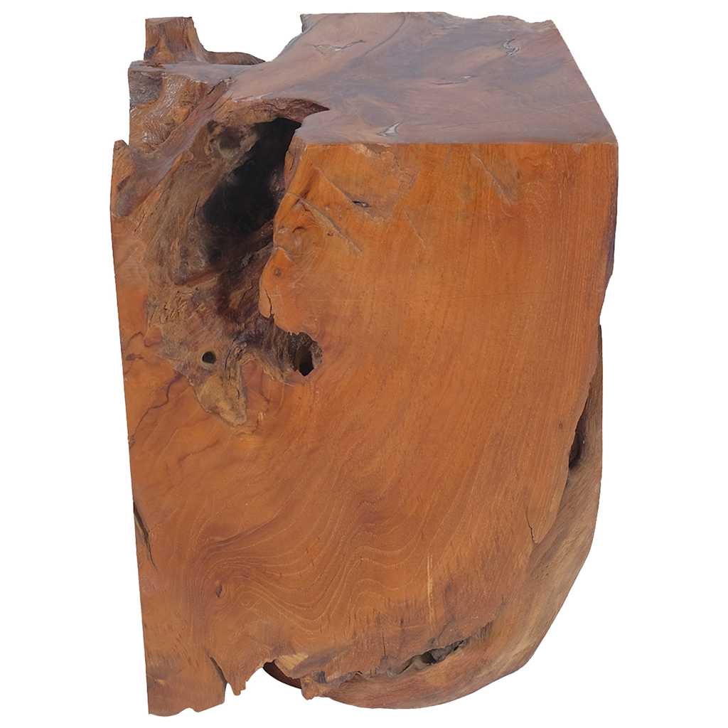 taburet massivt teaktræ