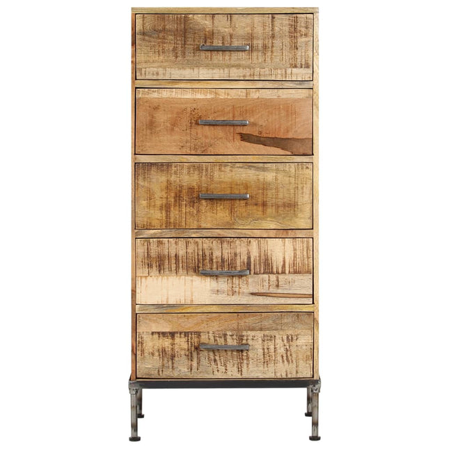 kommode massivt mangotræ 45 x 35 x 106 cm