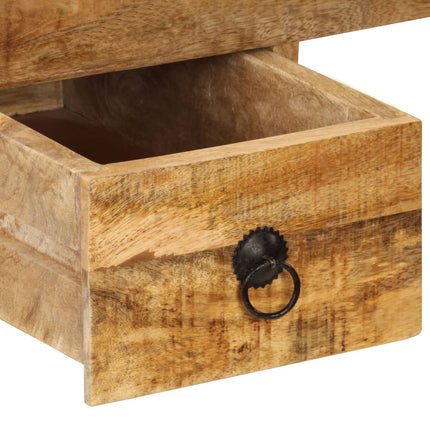 skrivebord med 2 skuffer 110 x 50 x 77 cm massivt mangotræ