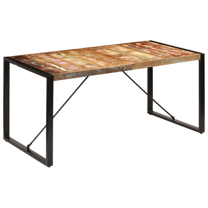 spisebord 160x80x75 cm massivt genanvendt træ