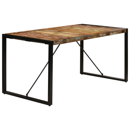 spisebord 160x80x75 cm massivt genanvendt træ