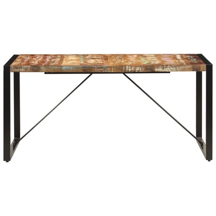 spisebord 160x80x75 cm massivt genanvendt træ