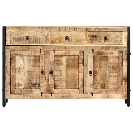 skænk 120 x 35 x 76 cm massivt mangotræ