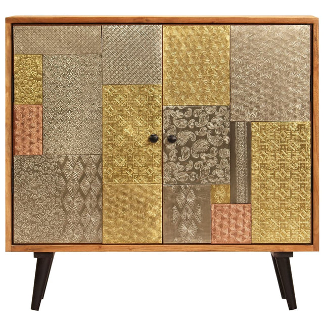 skænk 80x30x75 cm massivt akacietræ