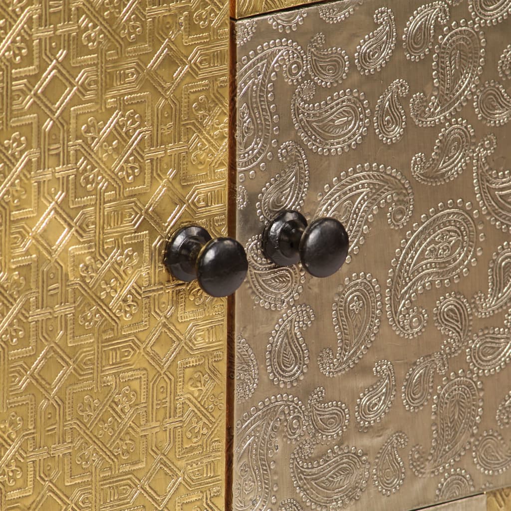 skænk 80x30x75 cm massivt akacietræ