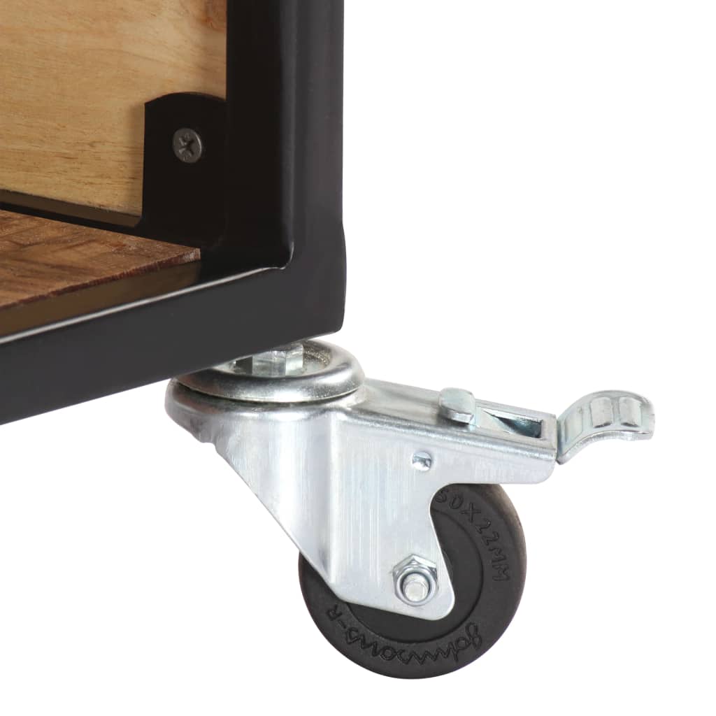 sofabord 70x70x32 cm massivt akacietræ