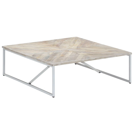 sofabord 110 x 110 x 36 cm massivt mangotræ