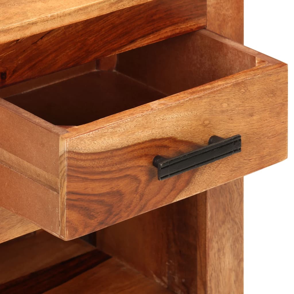 natbord 40x30x50 cm massivt træ