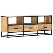 tv-skab 120x30x45 cm massivt mangotræ