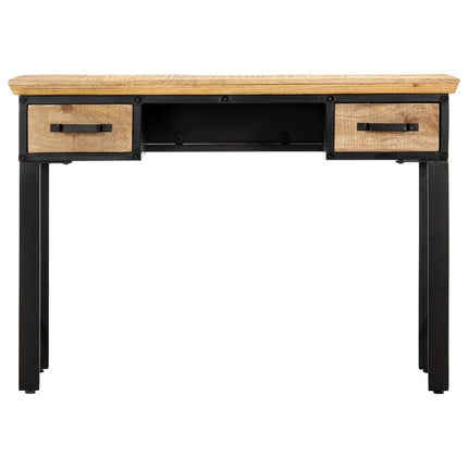 skrivebord 110x50x76 cm massivt mangotræ