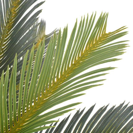 kunstig cycaspalme med urtepotte grøn 90 cm