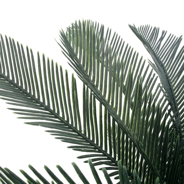 kunstig cycaspalme med urtepotte grøn 125 cm