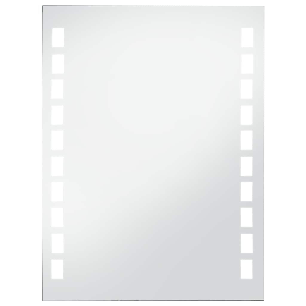 LED-vægspejl til badeværelset 60x80 cm