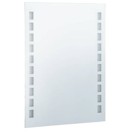 LED-vægspejl til badeværelset 60x80 cm