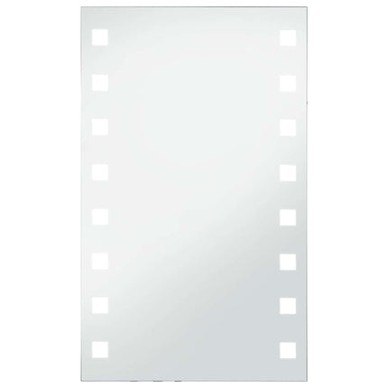 LED-vægspejl til badeværelset 60x100 cm