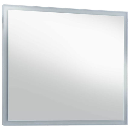 LED-vægspejl til badeværelset 60x50 cm