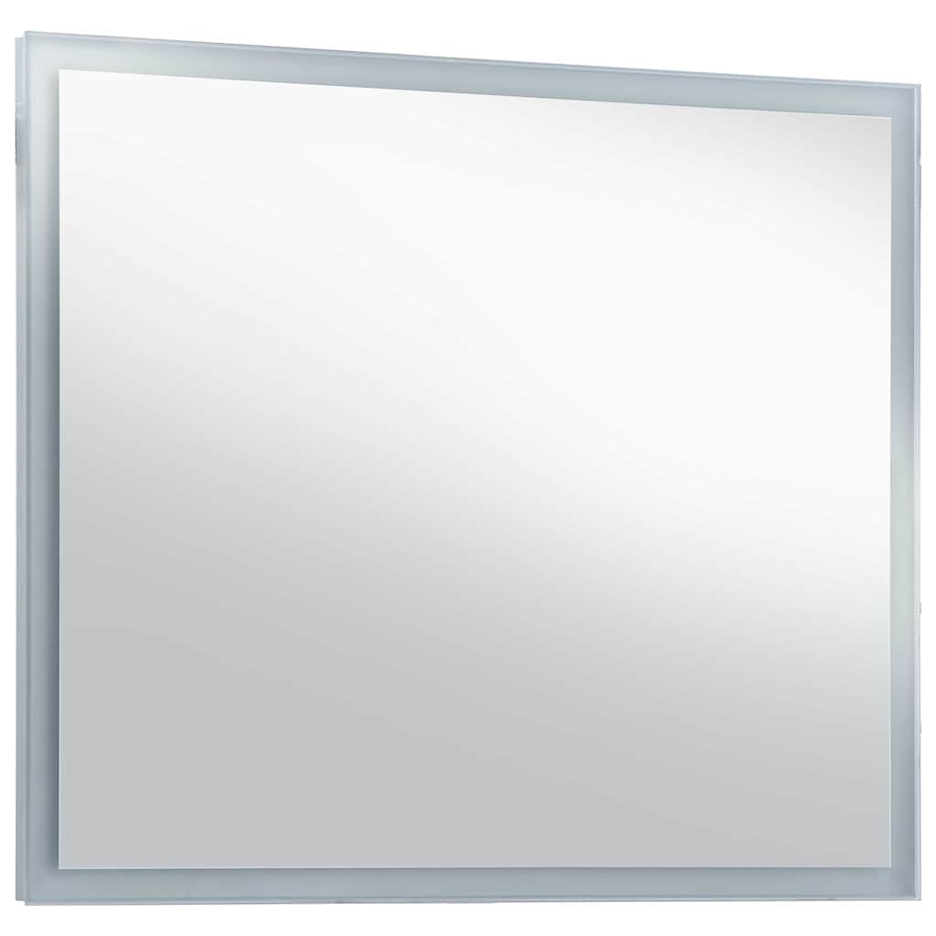 LED-vægspejl til badeværelset 80x60 cm