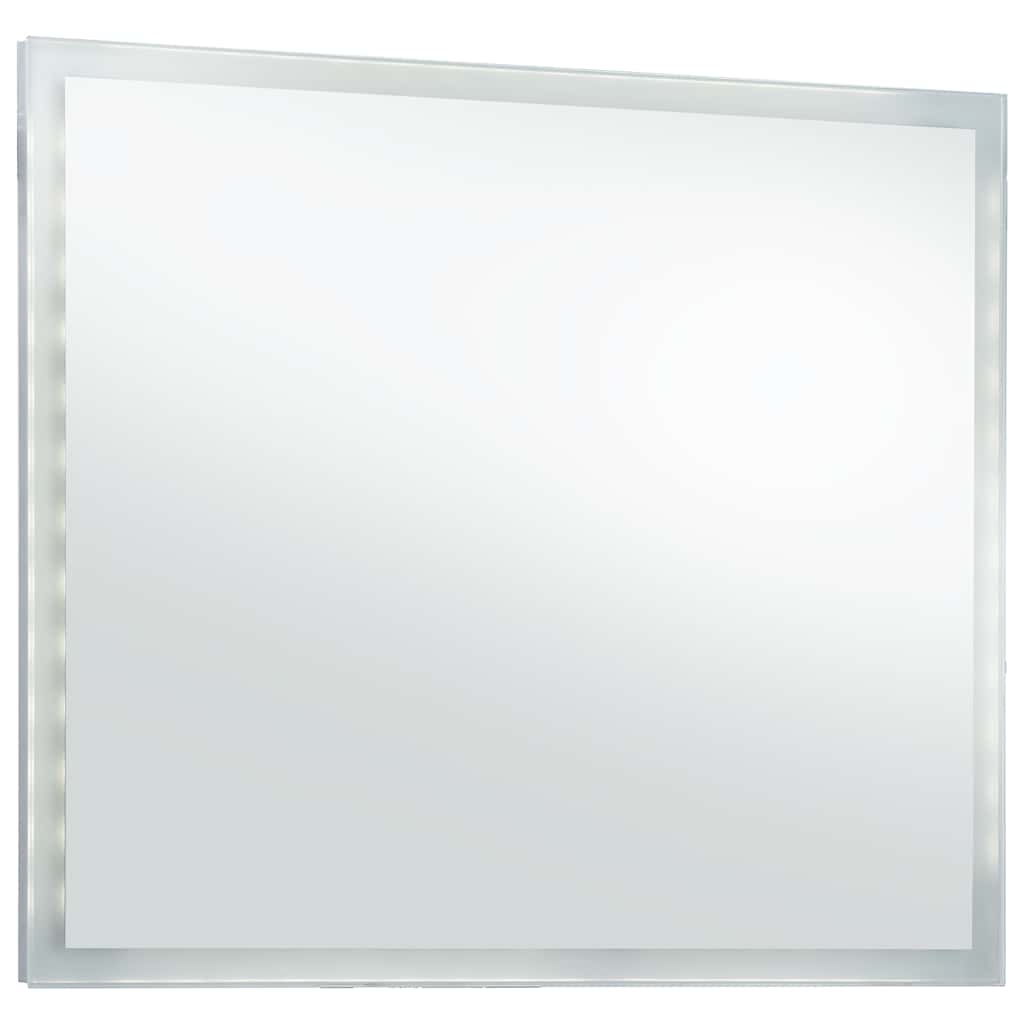 LED-vægspejl til badeværelset 80x60 cm