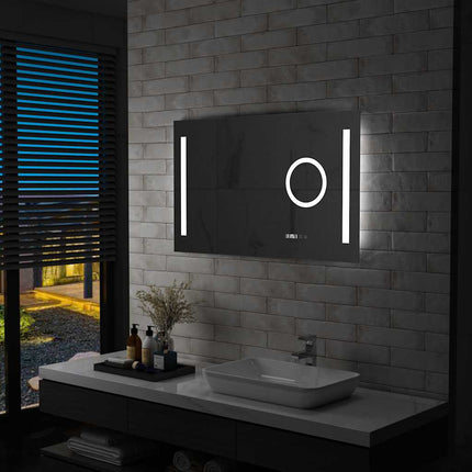 LED-spejl til badeværelset med berøringssensor 100x60 cm