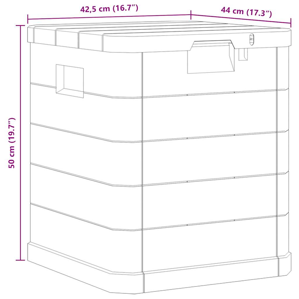hyndeboks 90 l antracitgrå