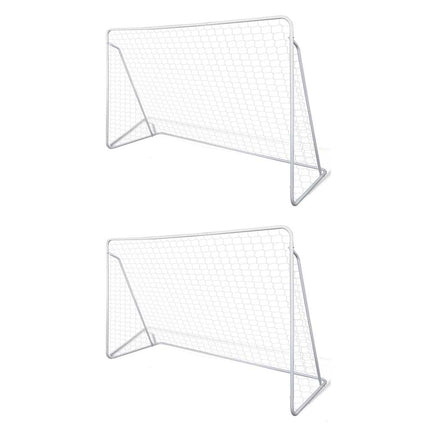 fodboldmål 2 stk. 240 x 90 x 150 cm
