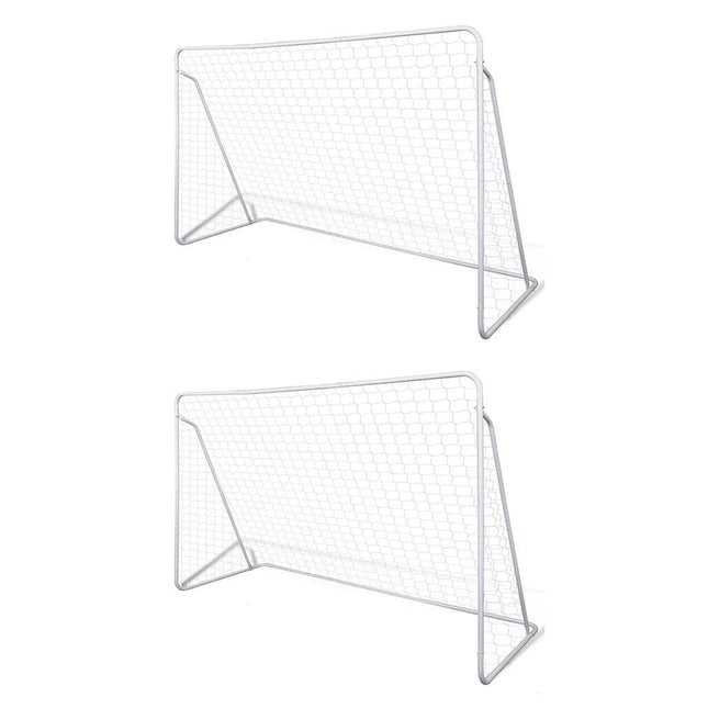 fodboldmål 2 stk. 240 x 90 x 150 cm