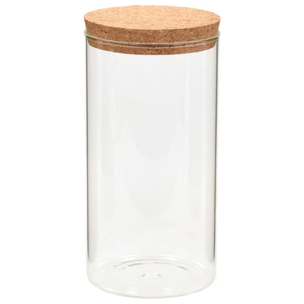 opbevaringsglas med korklåg 6 stk. 1100 ml