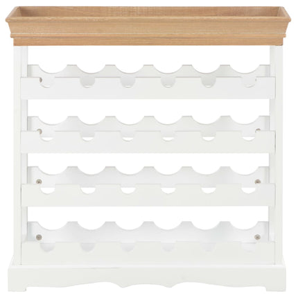 vinskab 70 x 22,5 x 70,5 cm MDF hvid