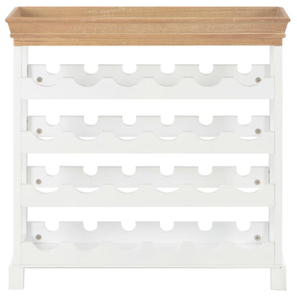vinskab 70 x 22,5 x 70,5 cm MDF hvid