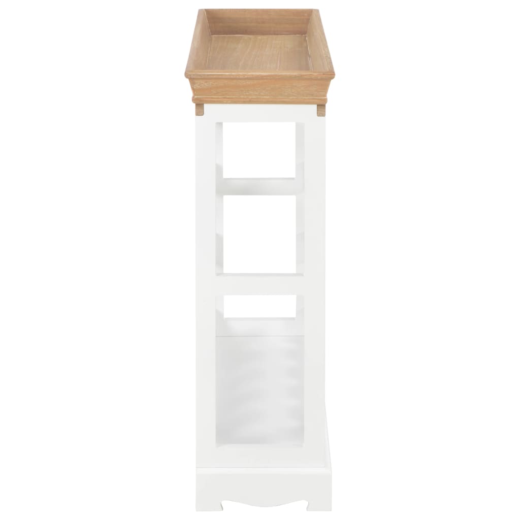 vinskab 70 x 22,5 x 70,5 cm MDF hvid