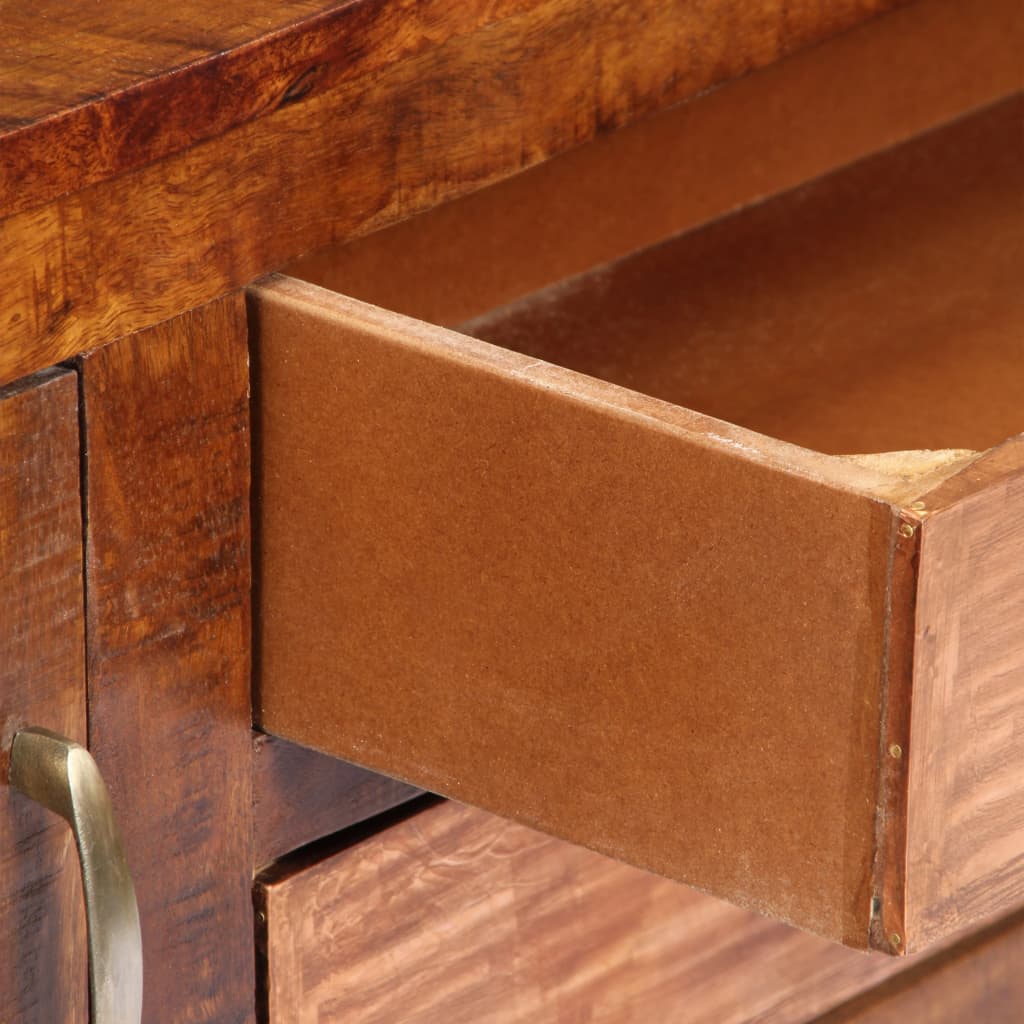 skænk 118x30x75 cm massivt mangotræ