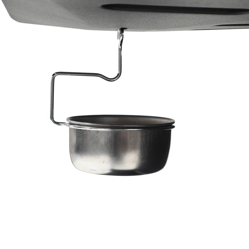 gasgrill med 6 madlavningszoner stål sort