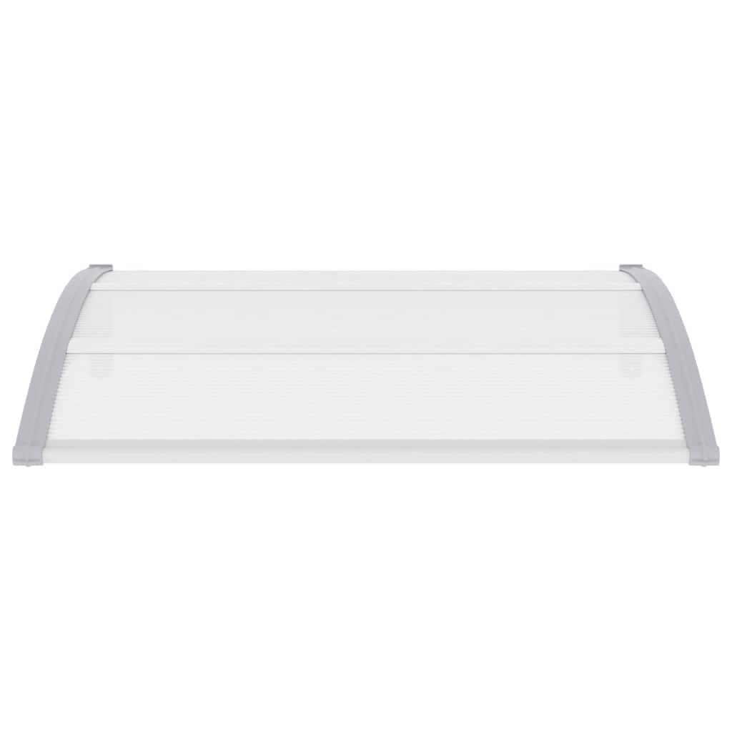 dørbaldakin 120x75 cm PC grå og transparent