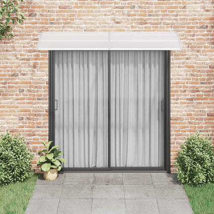 dørbaldakin 240x75 cm PC grå og transparent