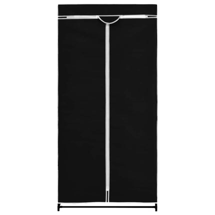 klædeskab 75 x 50 x 160 cm sort