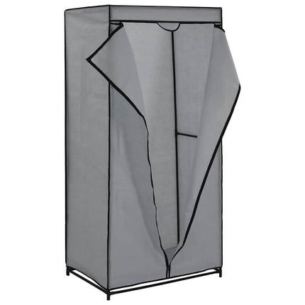 klædeskab 75 x 50 x 160 cm grå