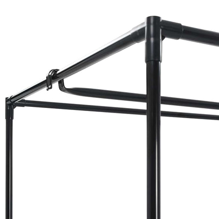 klædeskab 75 x 50 x 160 cm grå