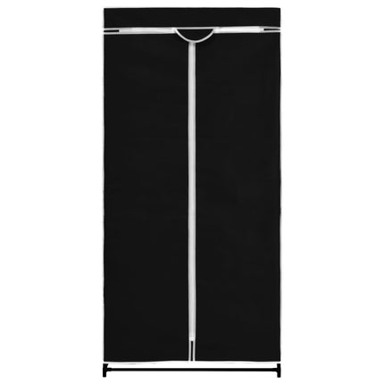 klædeskab 2 stk. 75 x 50 x 160 cm sort