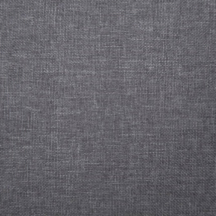 bænk med opbevaringsrum 116 cm polyester lysegrå