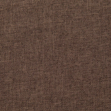 bænk med opbevaringsrum 116 cm polyester brun